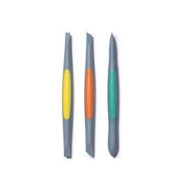 CLAY FINISHING TOOLS (Medium): STRONG-FIRM SILICONE SET (3PCS)